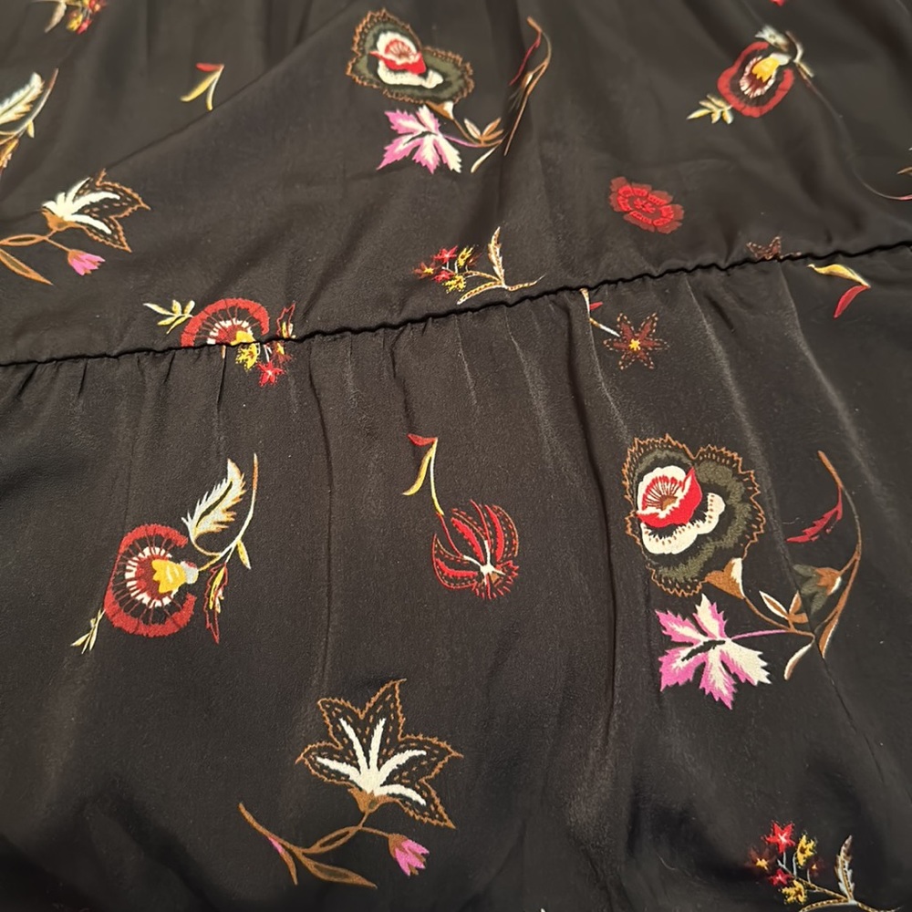 Old Navy Floral Swing Dress Black XXL - Picture 4 of 9